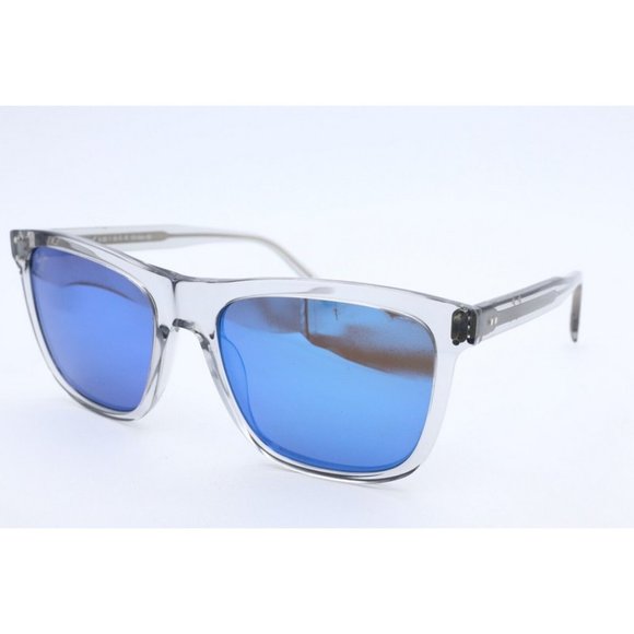 Maui Jim VELZYLAND MJ 802-11 Transparent Sunglasses Blue Polarized Lens 56mm (B)